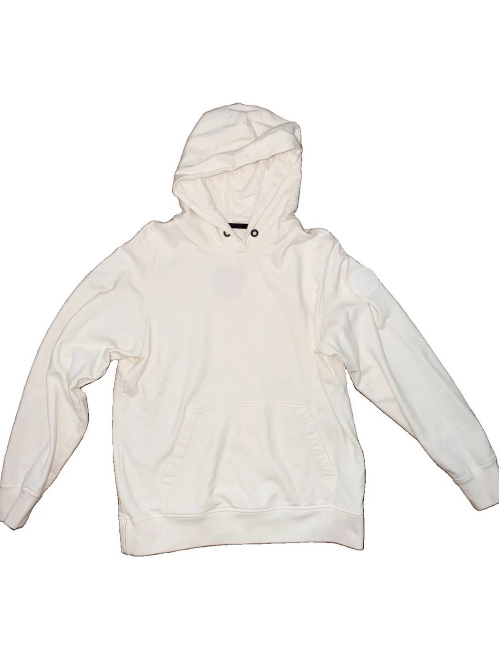 Canada Goose Huron Hoody  Long Sleeve Sweater Men’s Size M N. Star White *flaw